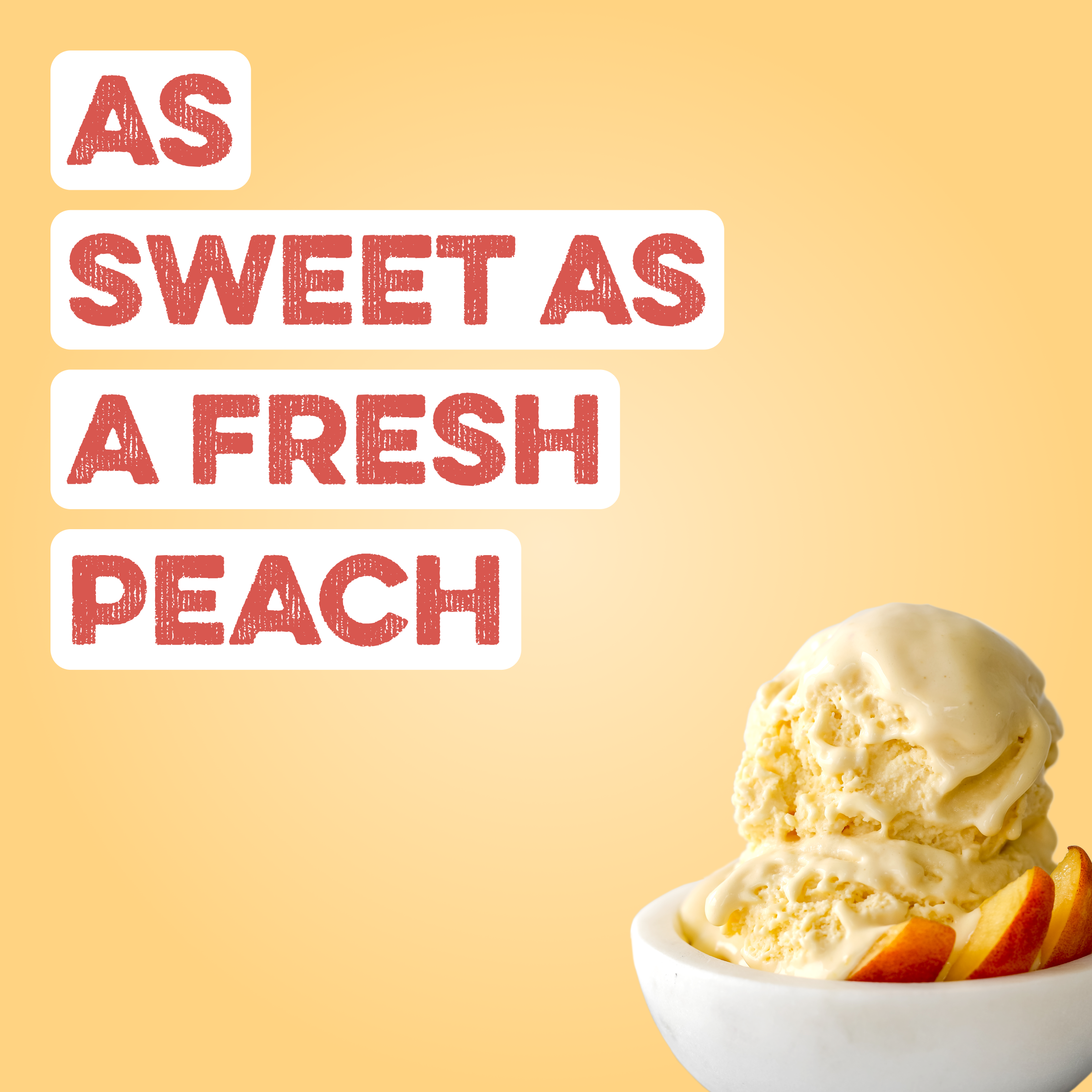 Protein Powder: Peaches & Cream (10 Serving Bag)