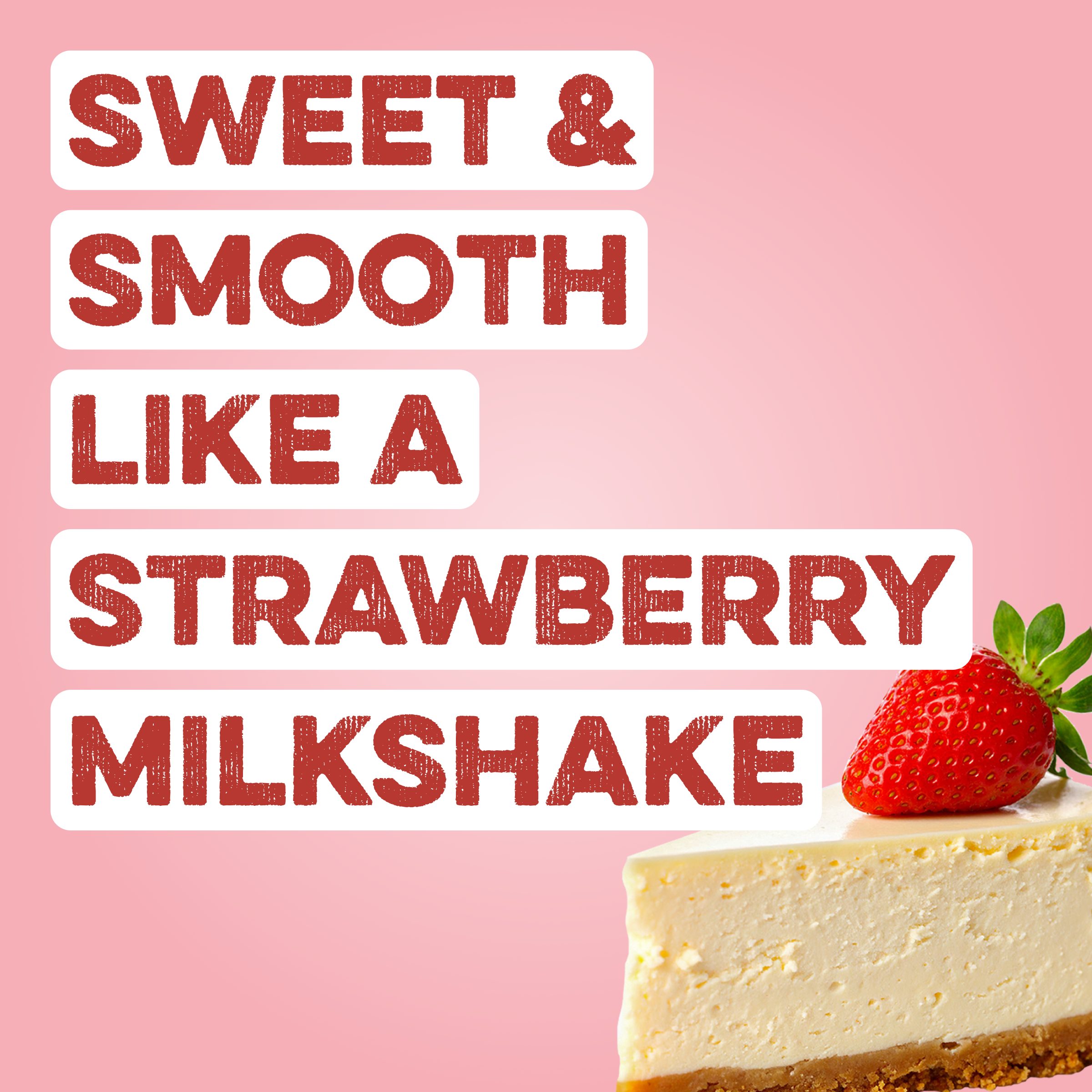 Protein Powder: Strawberry Cheesecake (10 Single Serving Stick Packs)