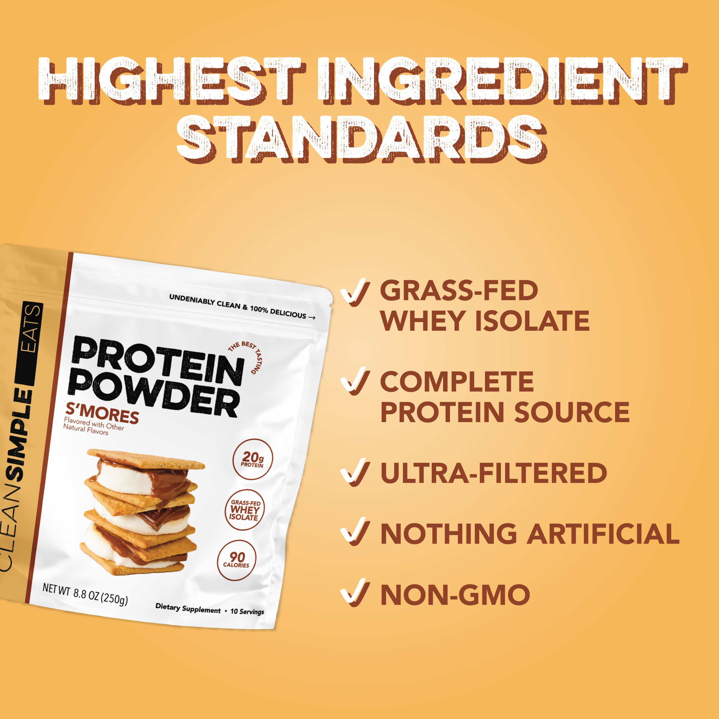Protein Powder: S'mores (10 Serving Bag)