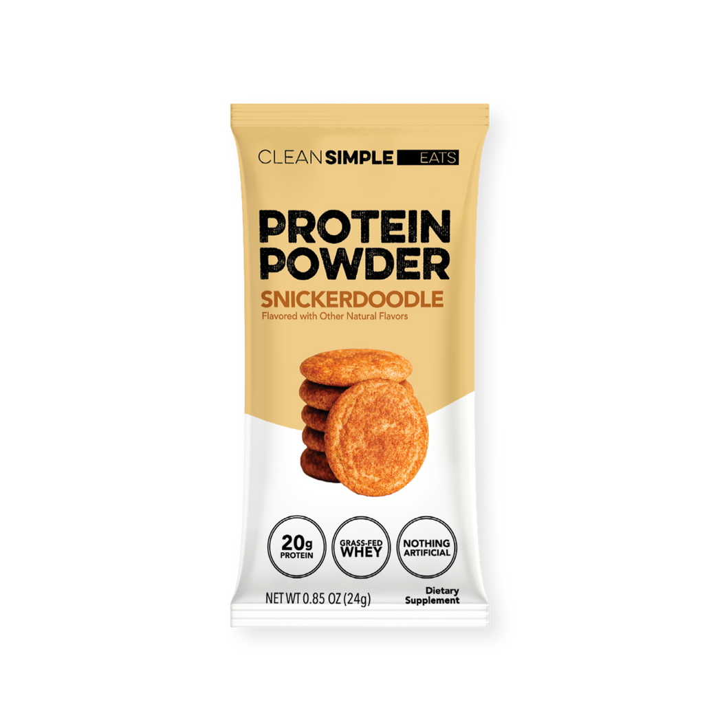 Protein Powder: Snickerdoodle (Single Serving Stick Pack Sample)