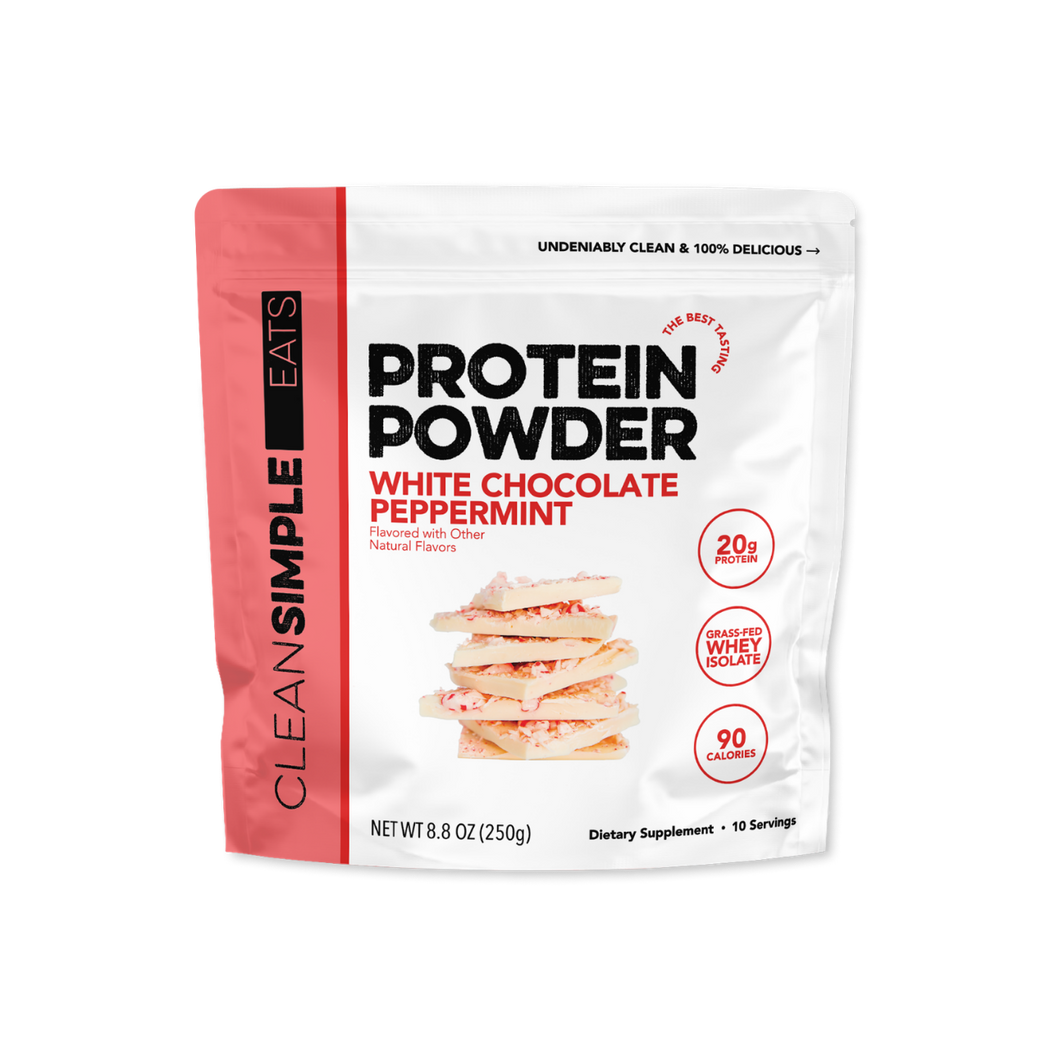 Protein Powder: White Chocolate Peppermint (10 Serving Bag)