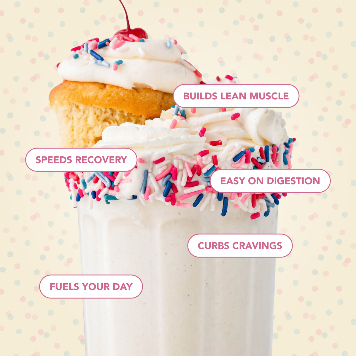 Protein Powder: Cake Batter (10 Serving Bag)