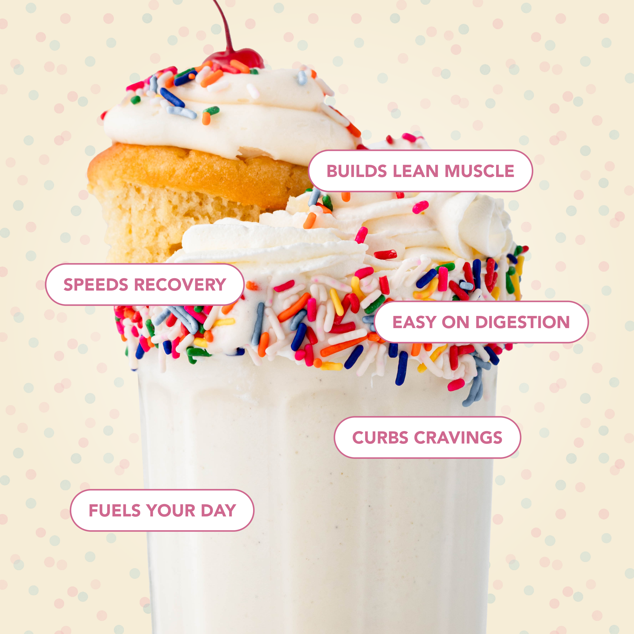 Protein Powder: Cake Batter (20 Serving Bag)