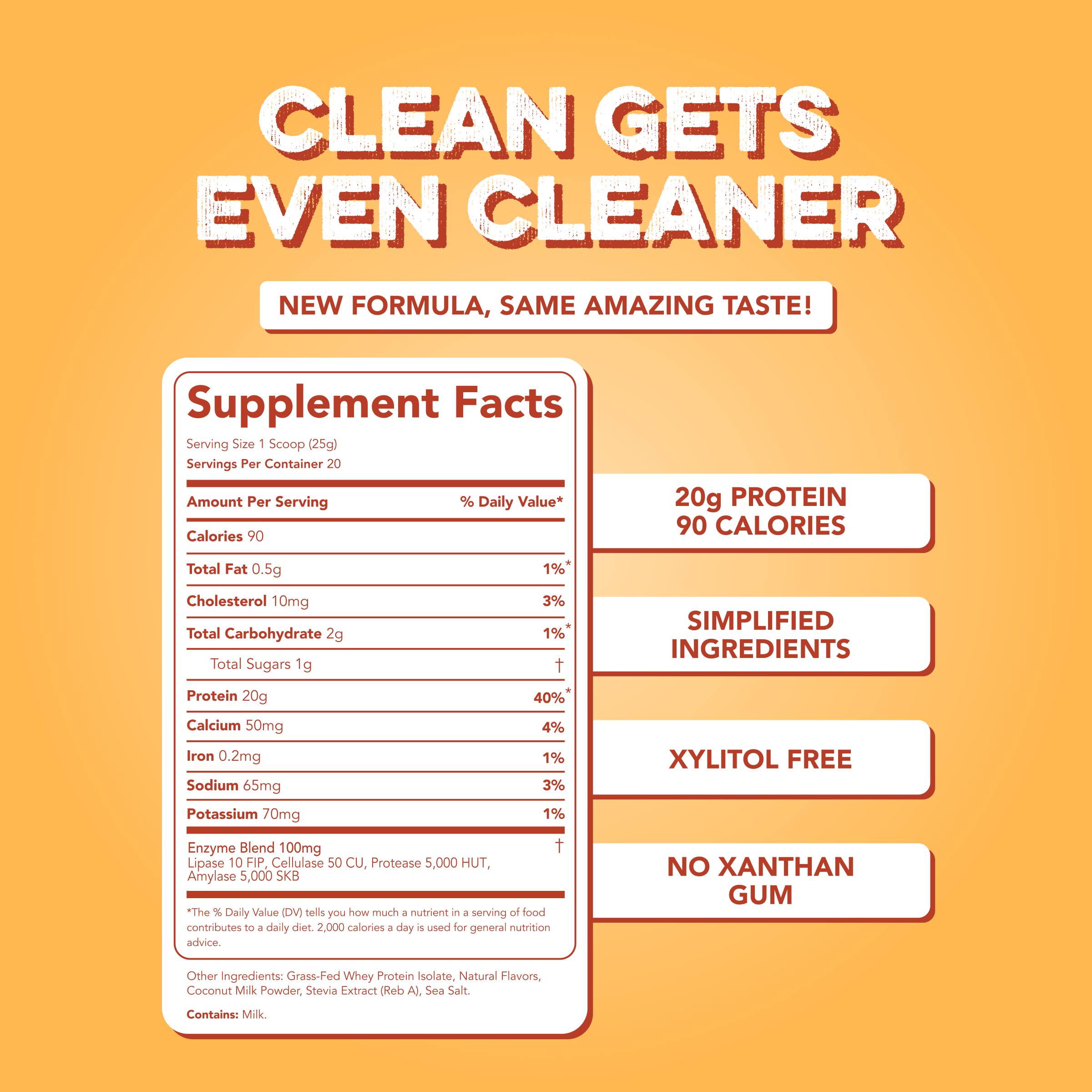 Protein Powder: Caramel Toffee (20 Serving Bag)