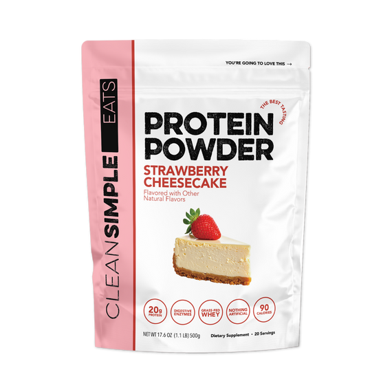Protein Powder: Strawberry Cheesecake (20 Serving Bag)