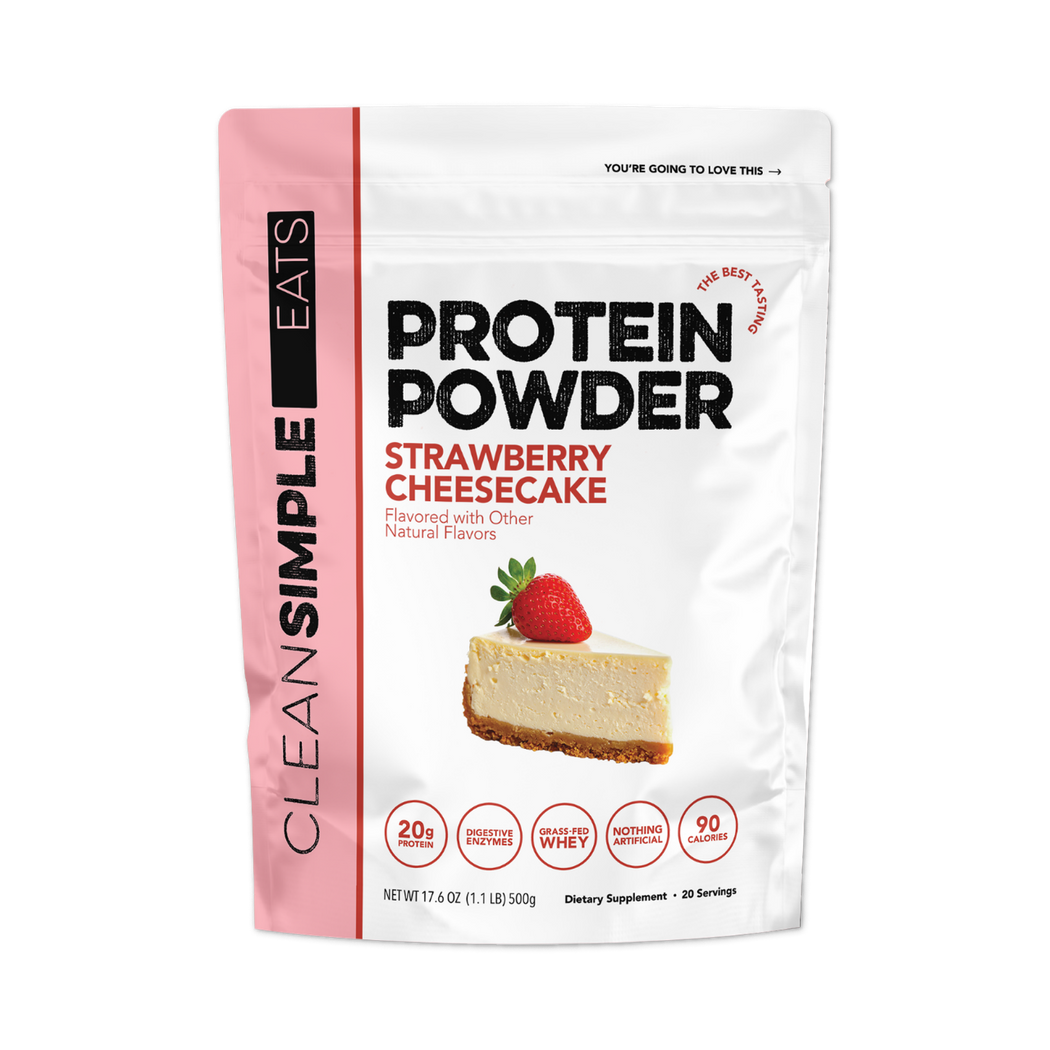 Protein Powder: Strawberry Cheesecake (20 Serving Bag)