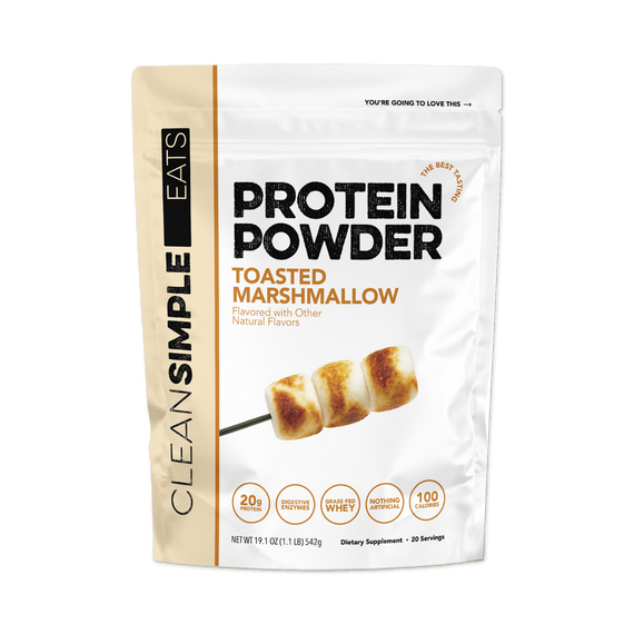 Protein Powder: Toasted Marshmallow (20 Serving Bag)