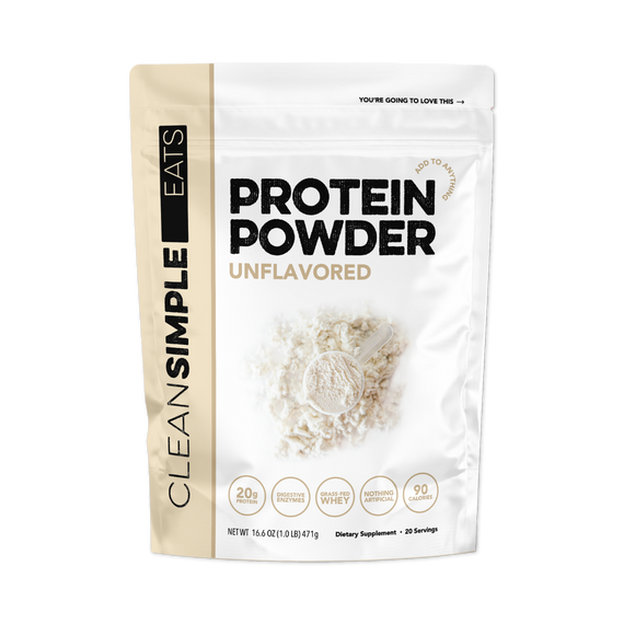 Protein Powder: Unflavored (20 Serving Bag)