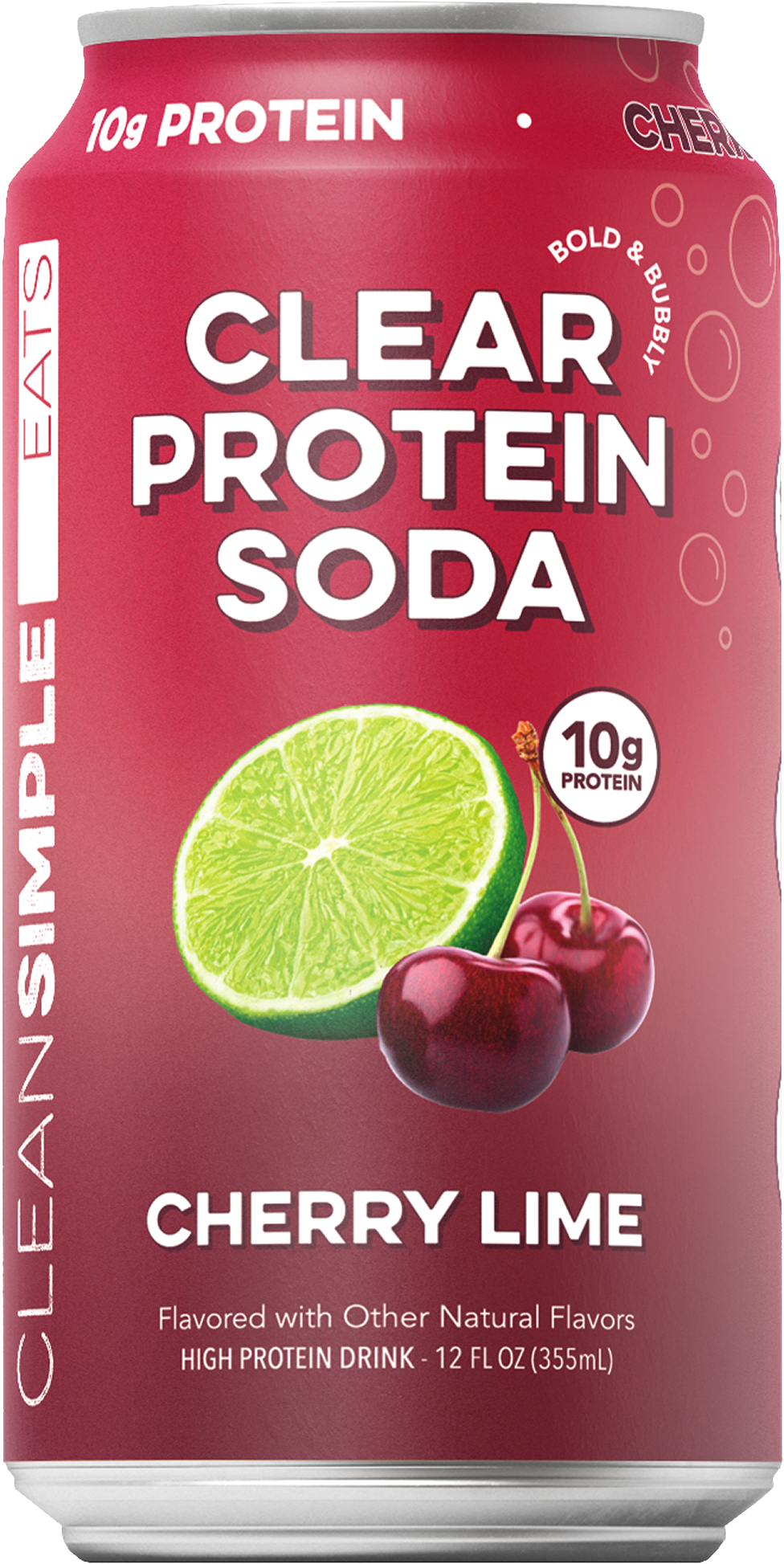 Clear Protein Soda: Cherry Lime