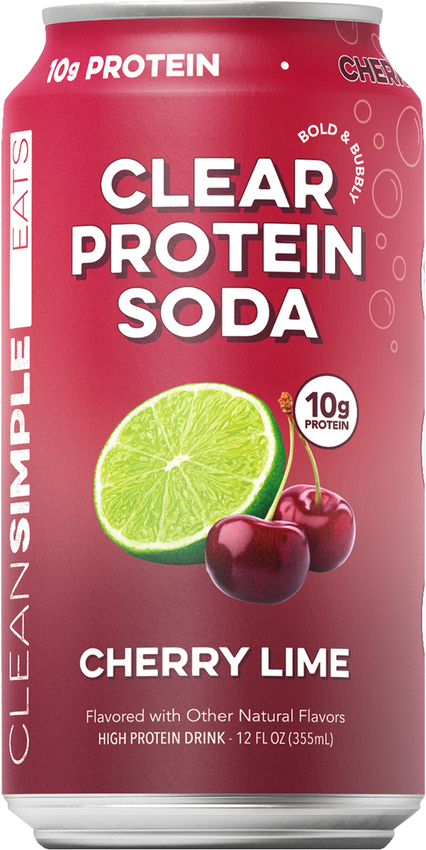 Clear Protein Soda: Cherry Lime