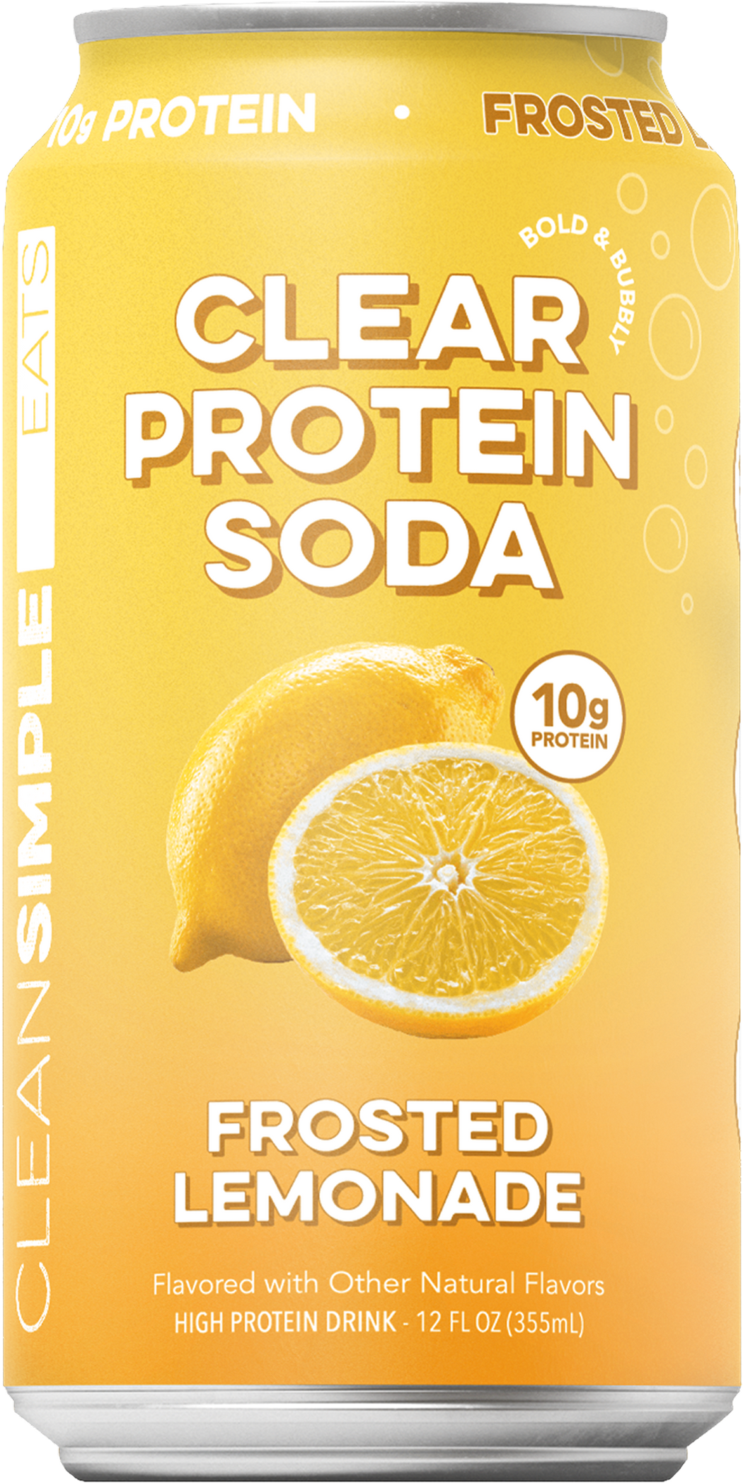 Clear Protein Soda: Frosted Lemonade