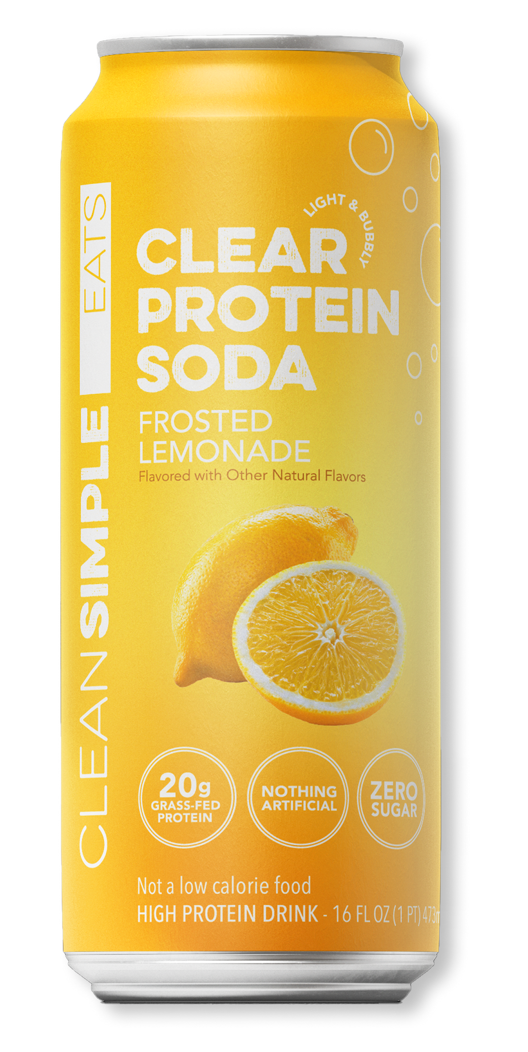 Clear Protein Soda: Frosted Lemonade