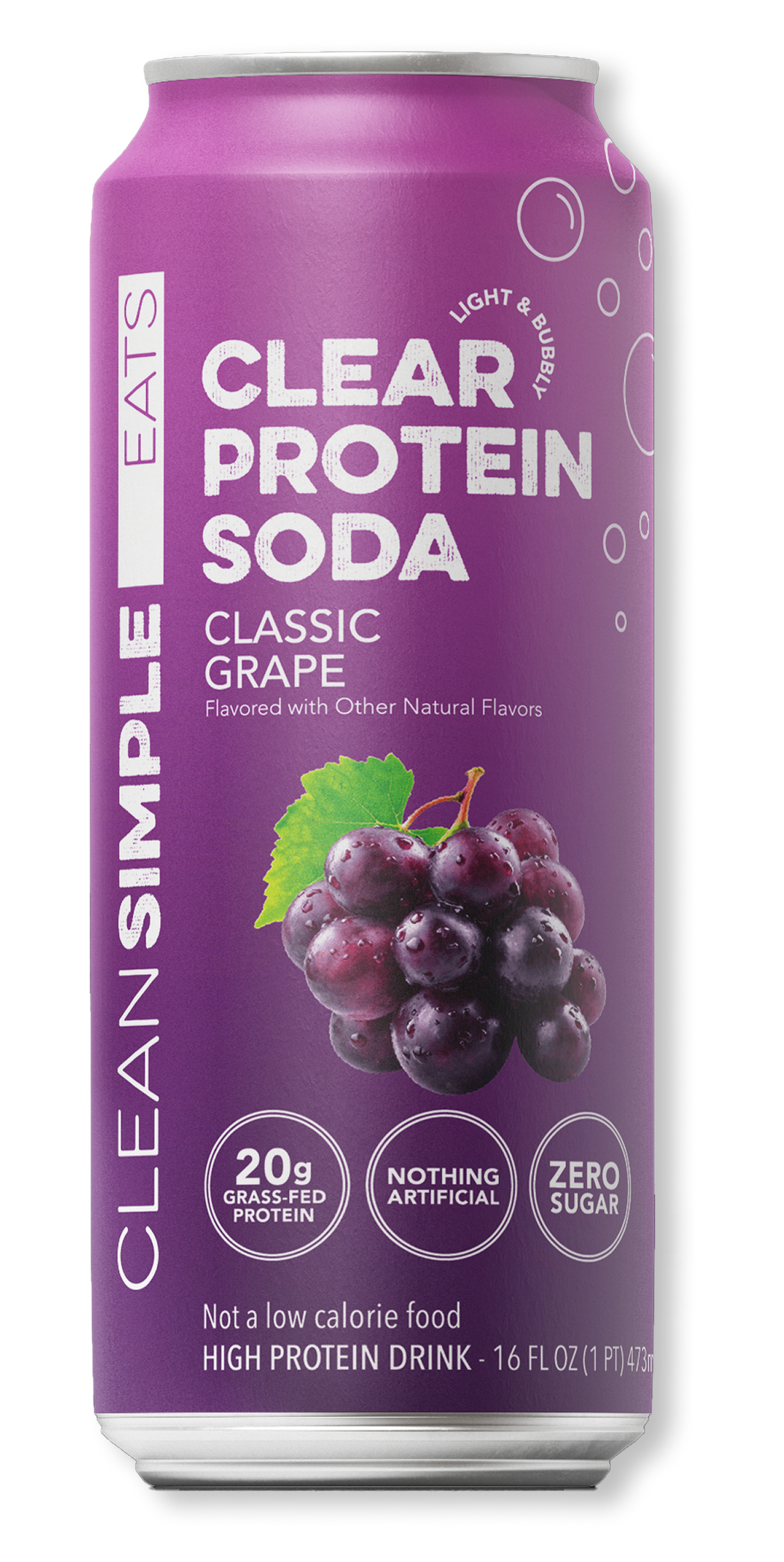 Clear Protein Soda: Grape Ice Pop