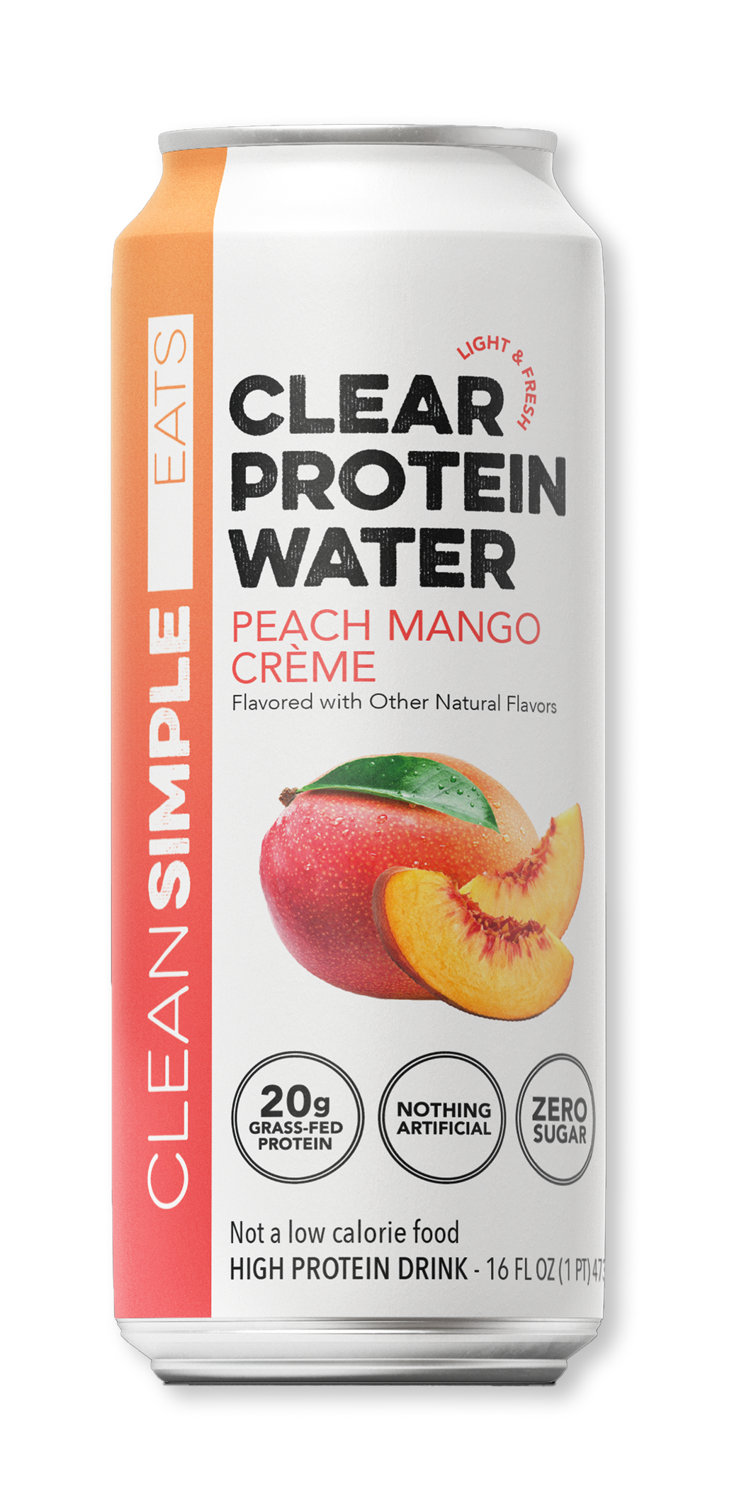 Clear Protein Water: Peach Mango Creme