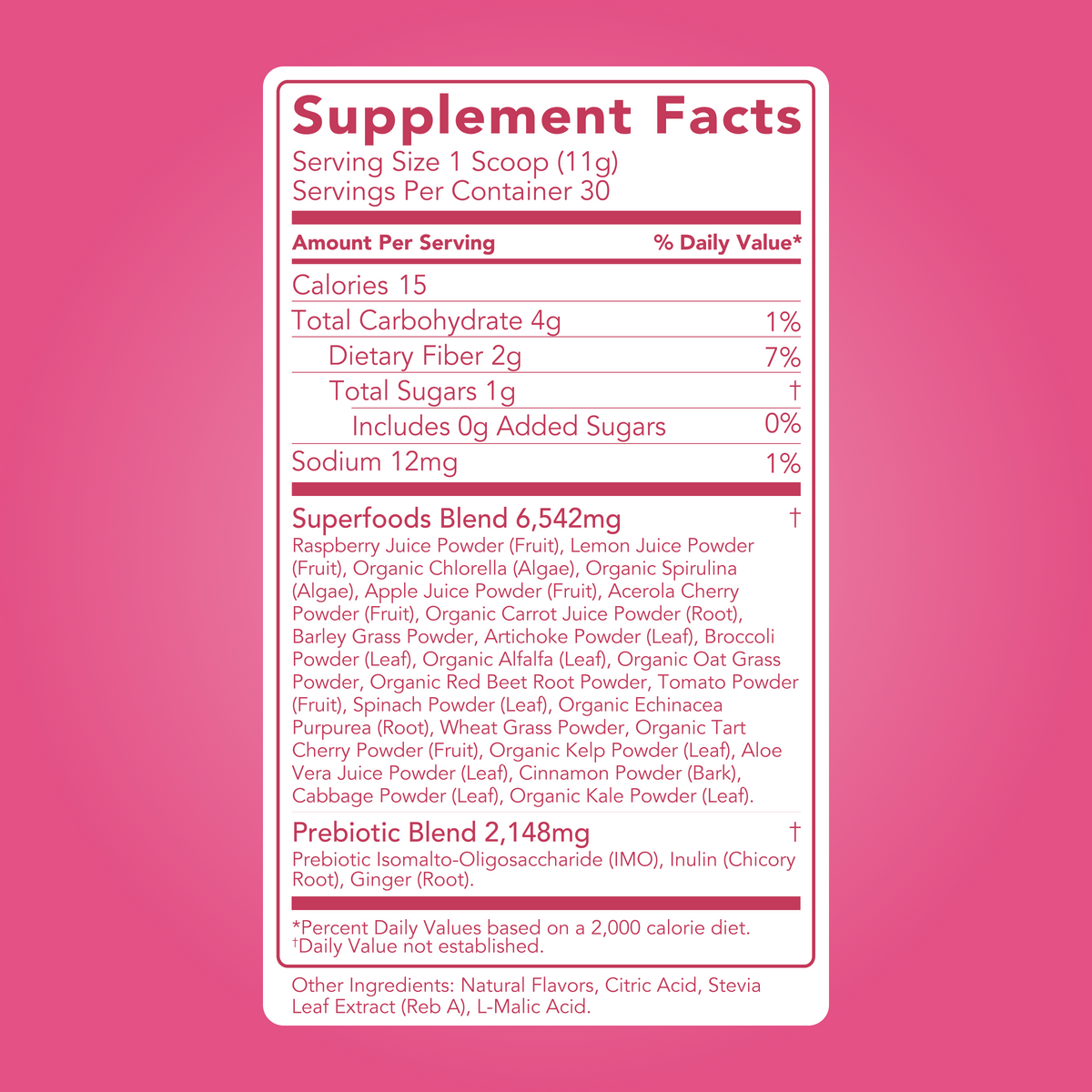 Greens - Raspberry Lemonade | CSE – Clean Simple Eats