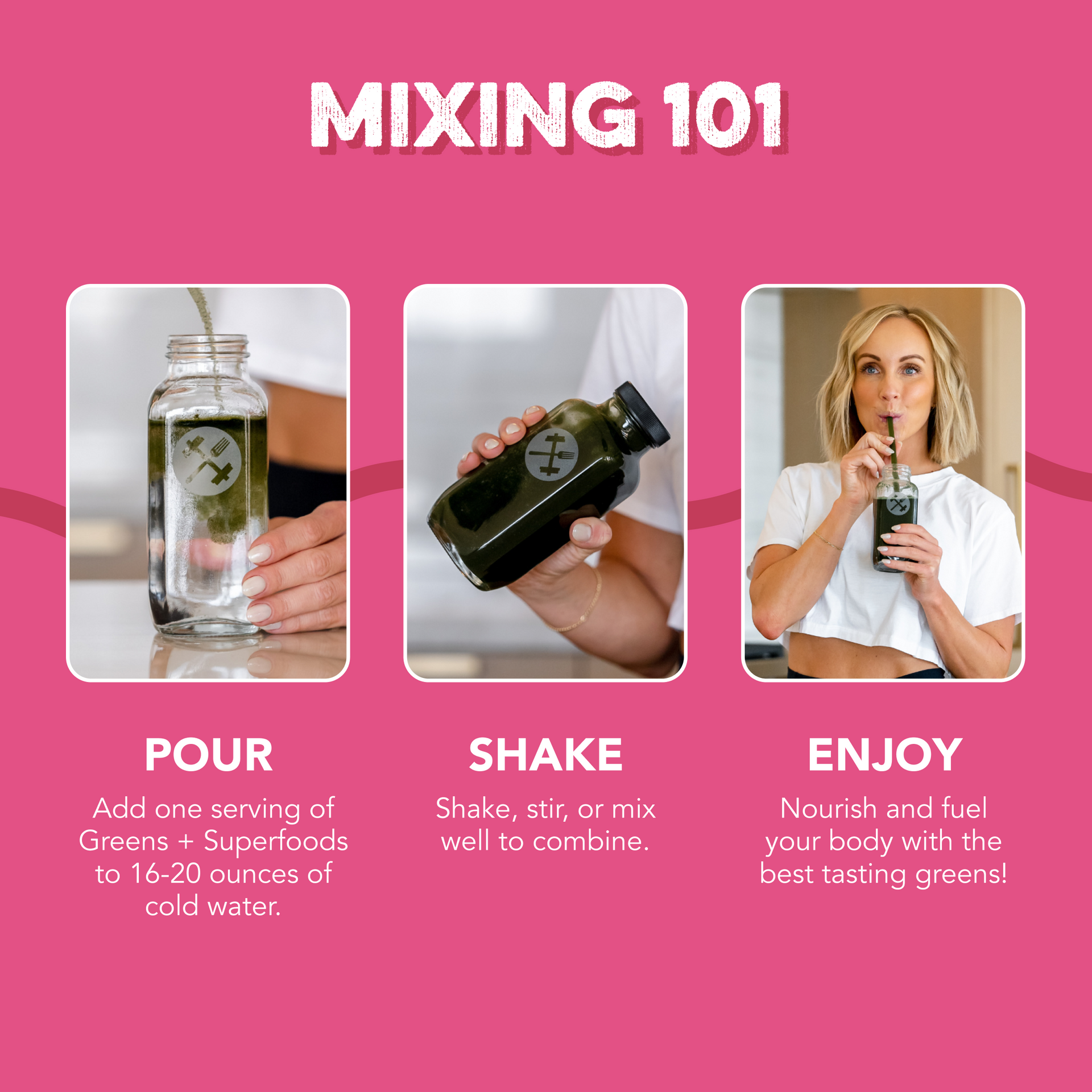 Greens: Raspberry Lemonade Super Greens Mix