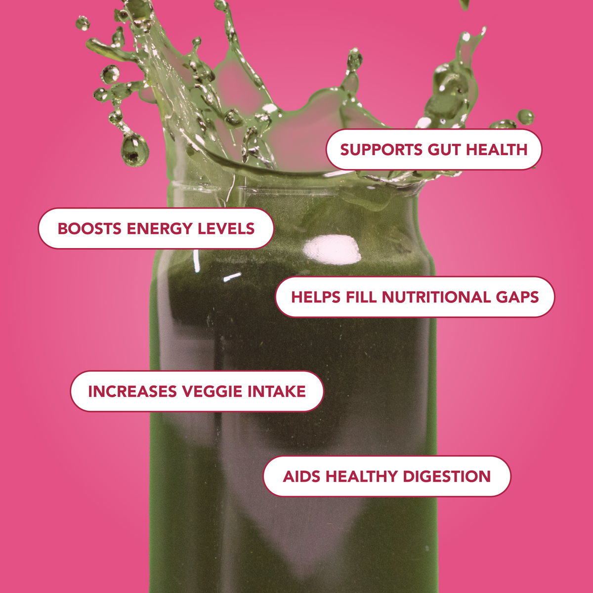 Greens: Raspberry Lemonade Super Greens Mix (10 Single Serving Stick Packs)