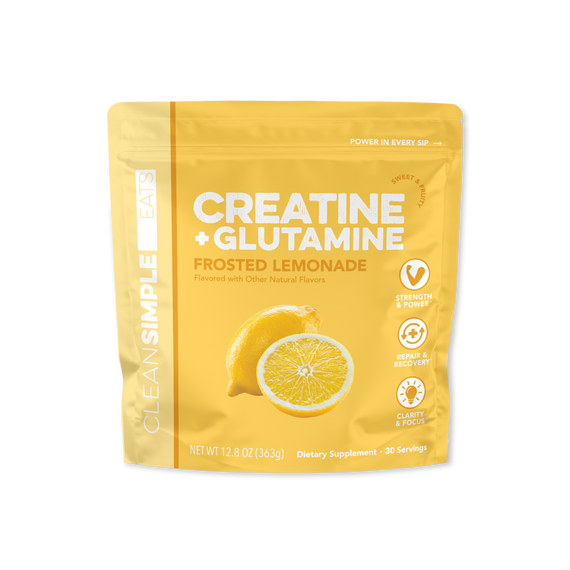 Creatine + Glutamine: Frosted Lemonade (30 Serving Bag)