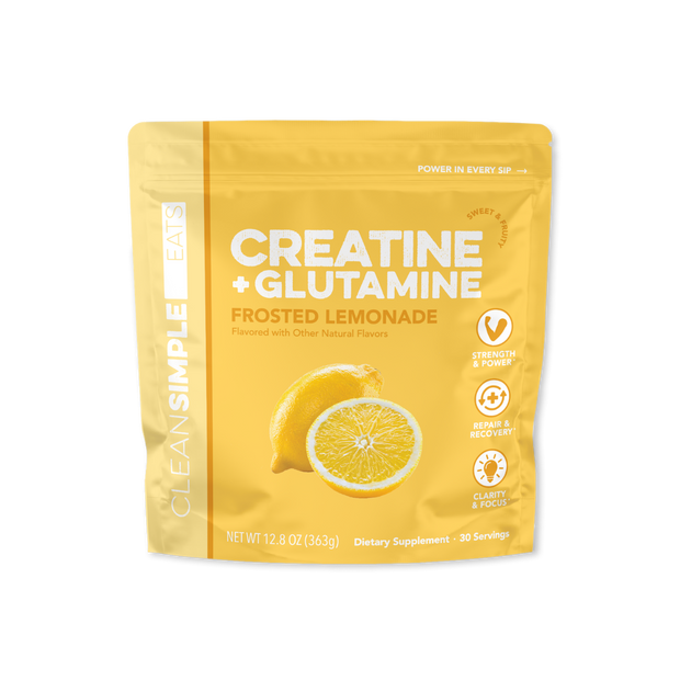 Creatine + Glutamine: Frosted Lemonade (30 Serving Bag)