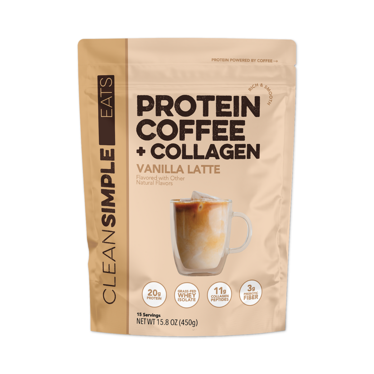 Protein Coffee + Collagen: Vanilla Latte