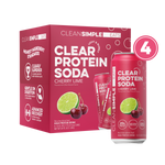 Clear Protein Soda: Cherry Lime