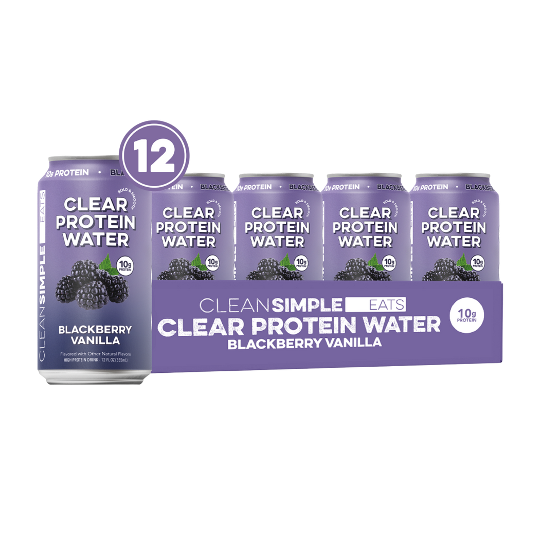Clear Protein Water: Blackberry Vanilla (12 Oz. | 12 Pack)