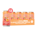 Clear Protein Water: Peach Mango Creme
