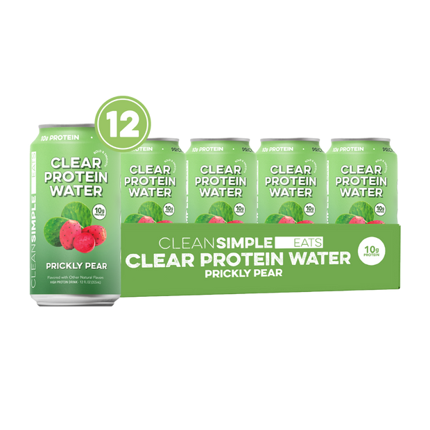 Clear Protein Water: Prickly Pear (12 Oz. | 12 Pack)