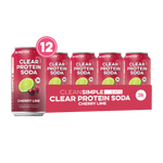 Clear Protein Soda: Cherry Lime