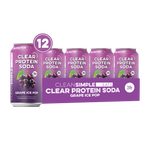 Clear Protein Soda: Grape Ice Pop