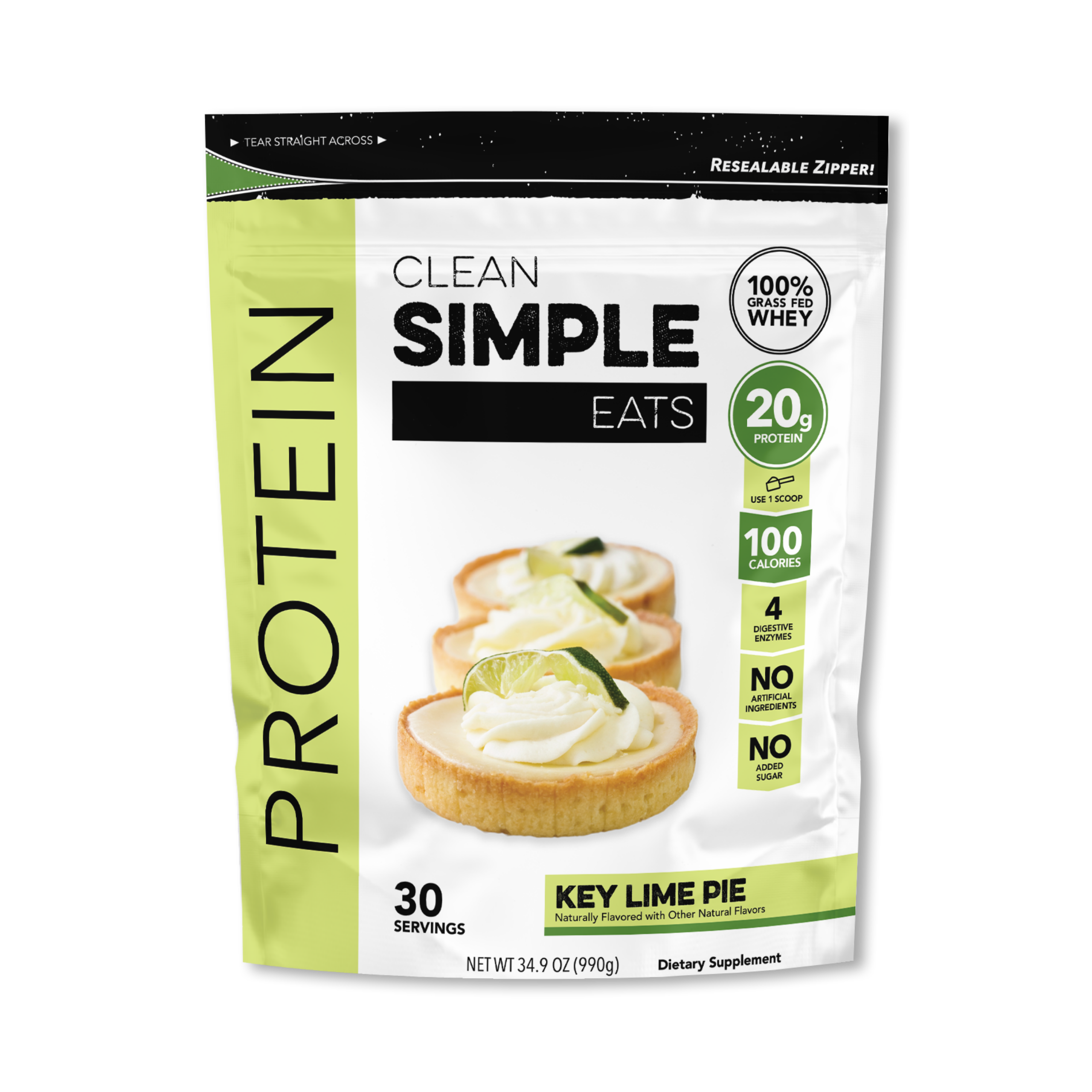 Protein Powder: Key Lime Pie (30 Serving Bag)