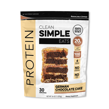 Protein Powder: German Chocolate Cake (30 Serving Bag)