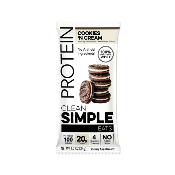 Protein Powder: Cookies 'N Cream (Single Serving Stick Pack Sample)