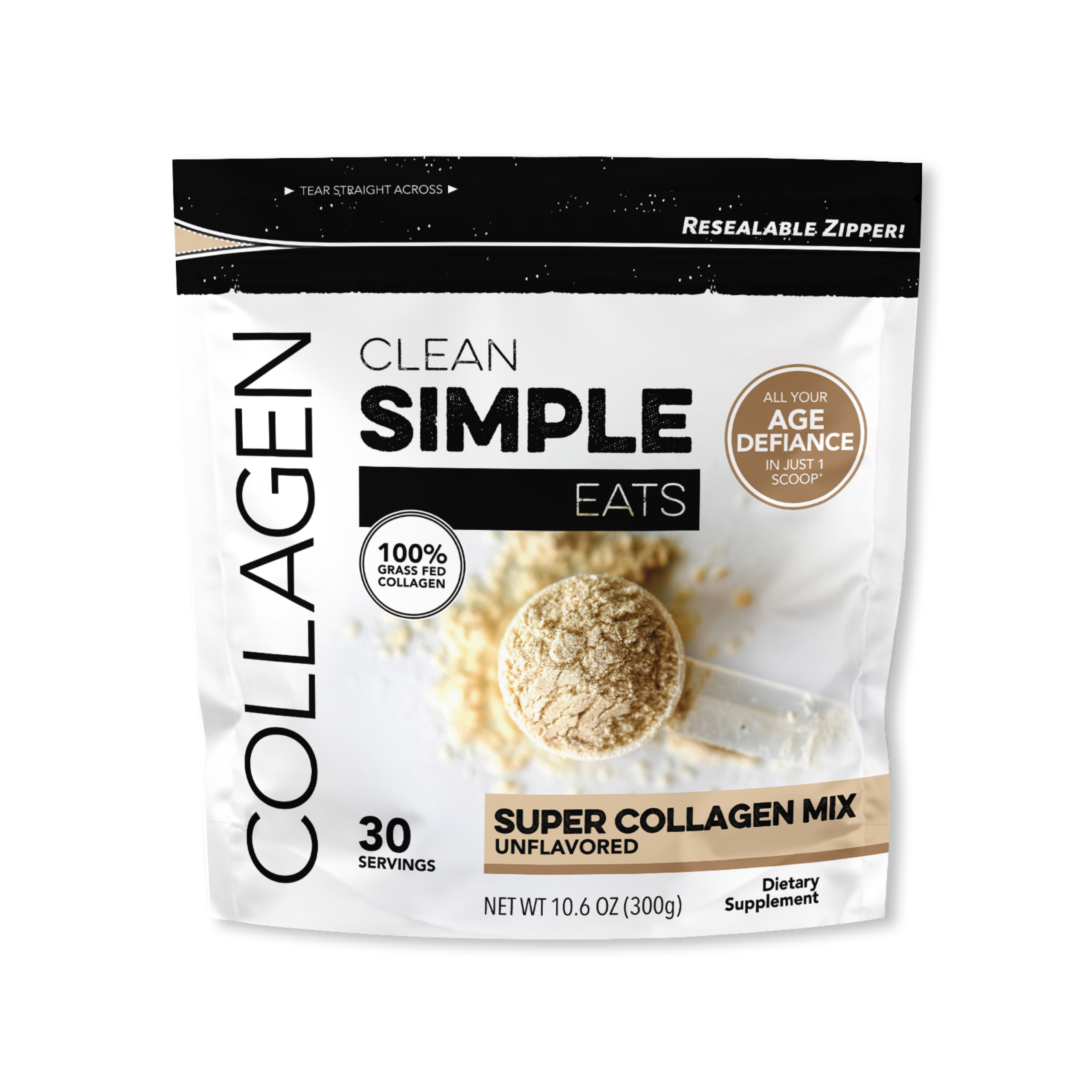 Collagen: Unflavored Super Collagen Mix (30 Servings)
