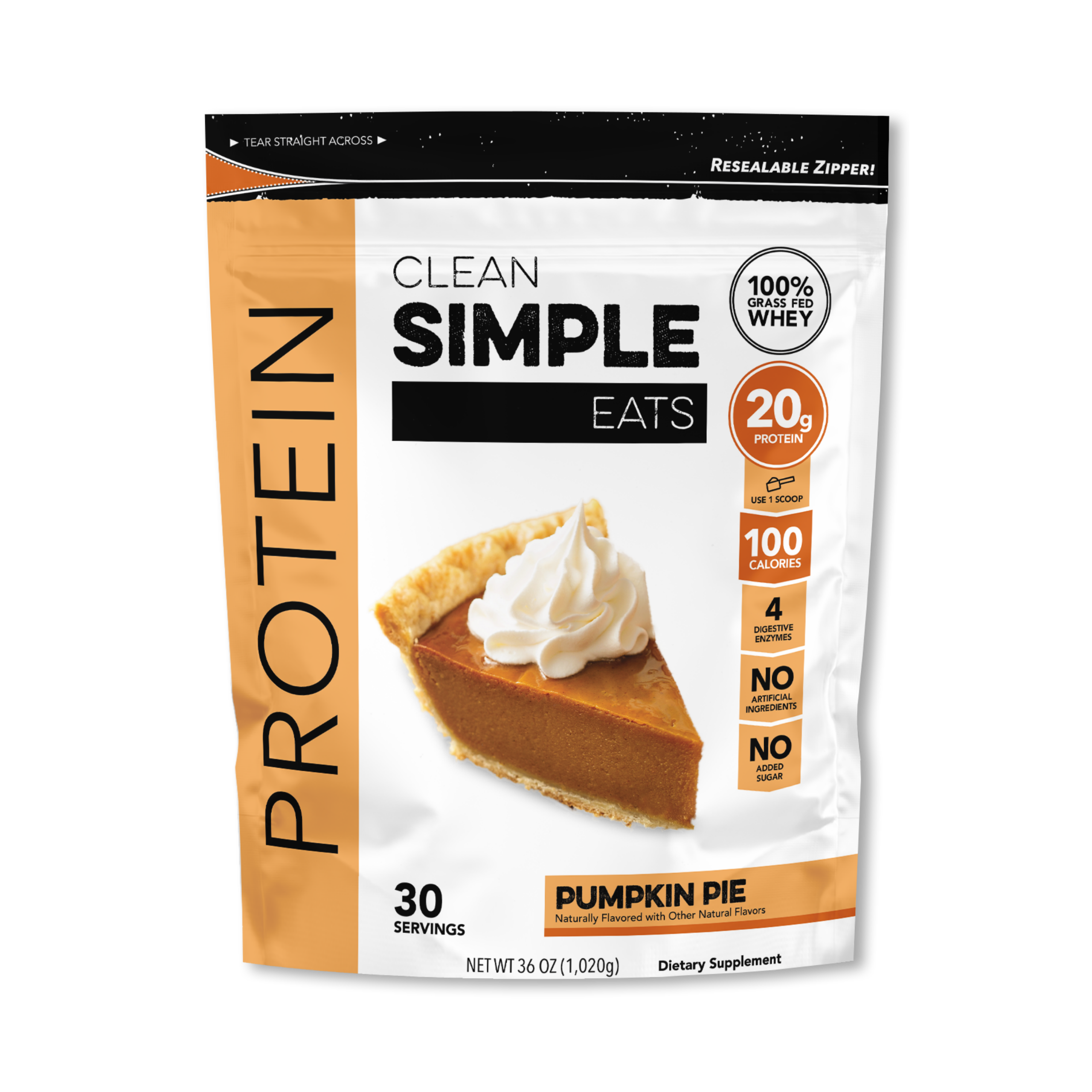 Protein Powder: Pumpkin Pie (30 Serving Bag)
