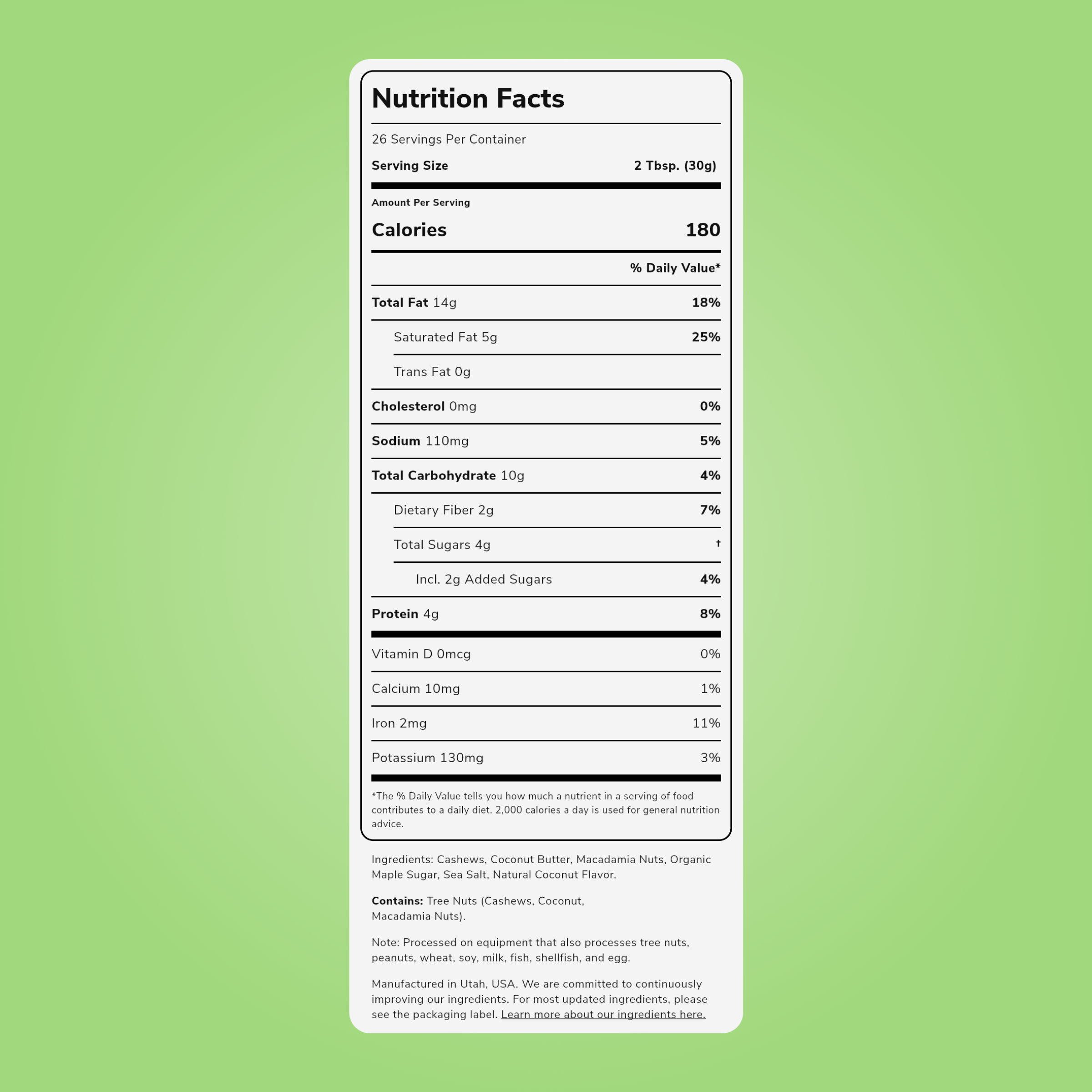 Aloha Nut Butter (28 ounce)