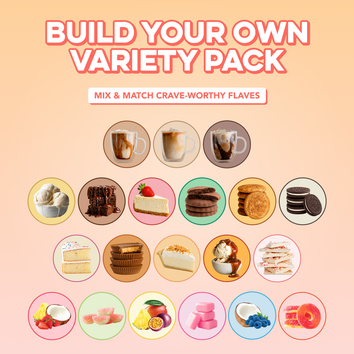 Build Your Own Protein Powder Variety Pack