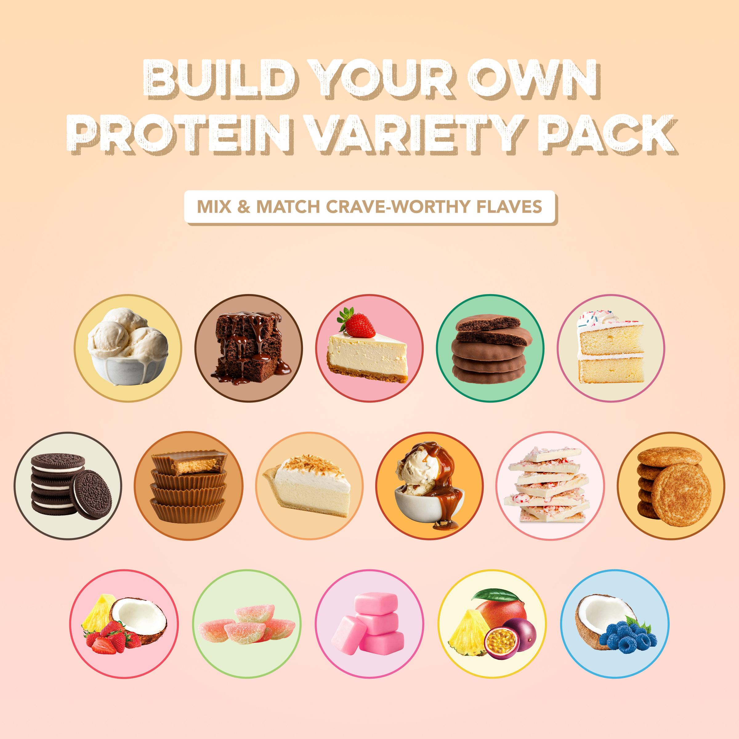 Build Your Own Protein Powder Variety Pack