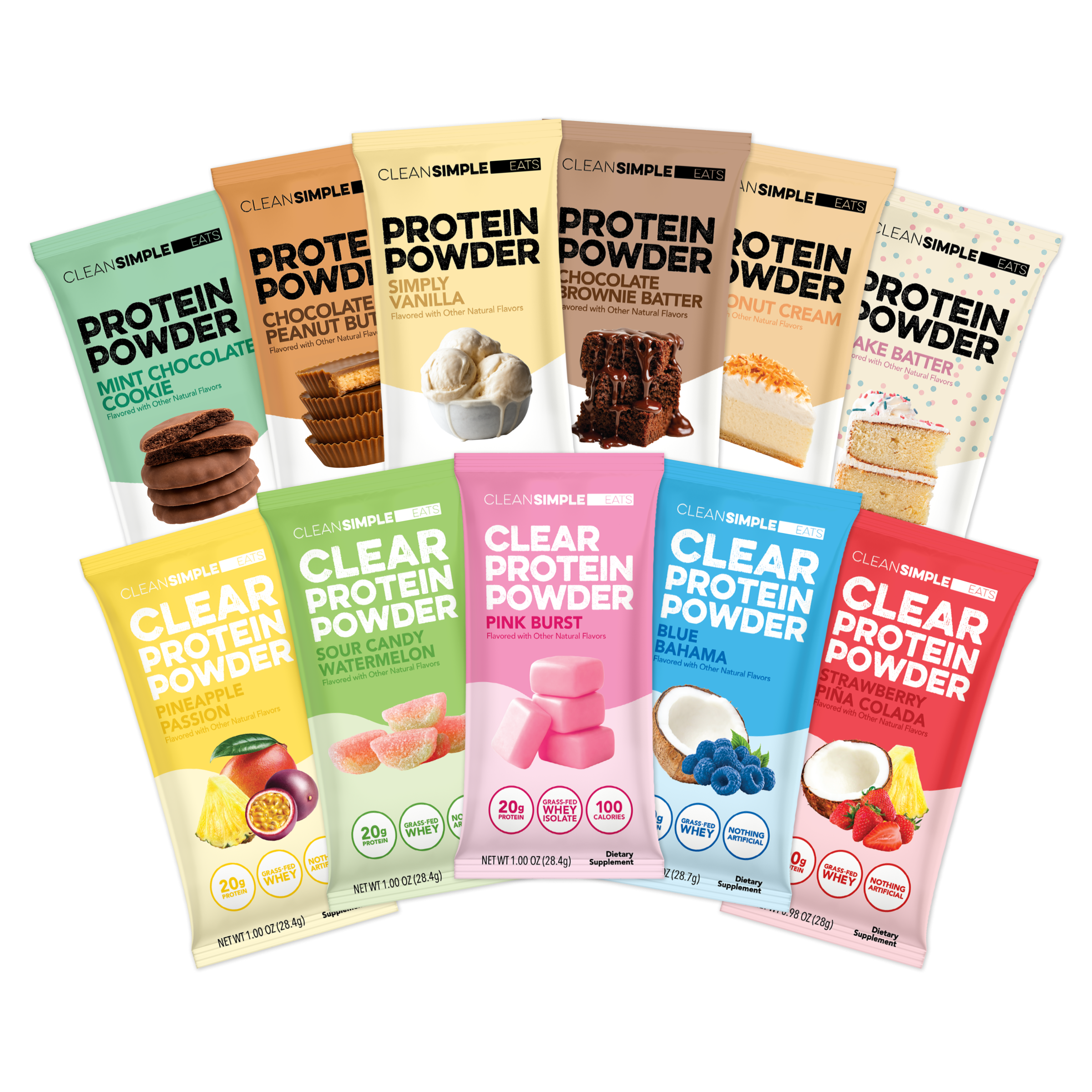Build Your Own Protein Powder Variety Pack