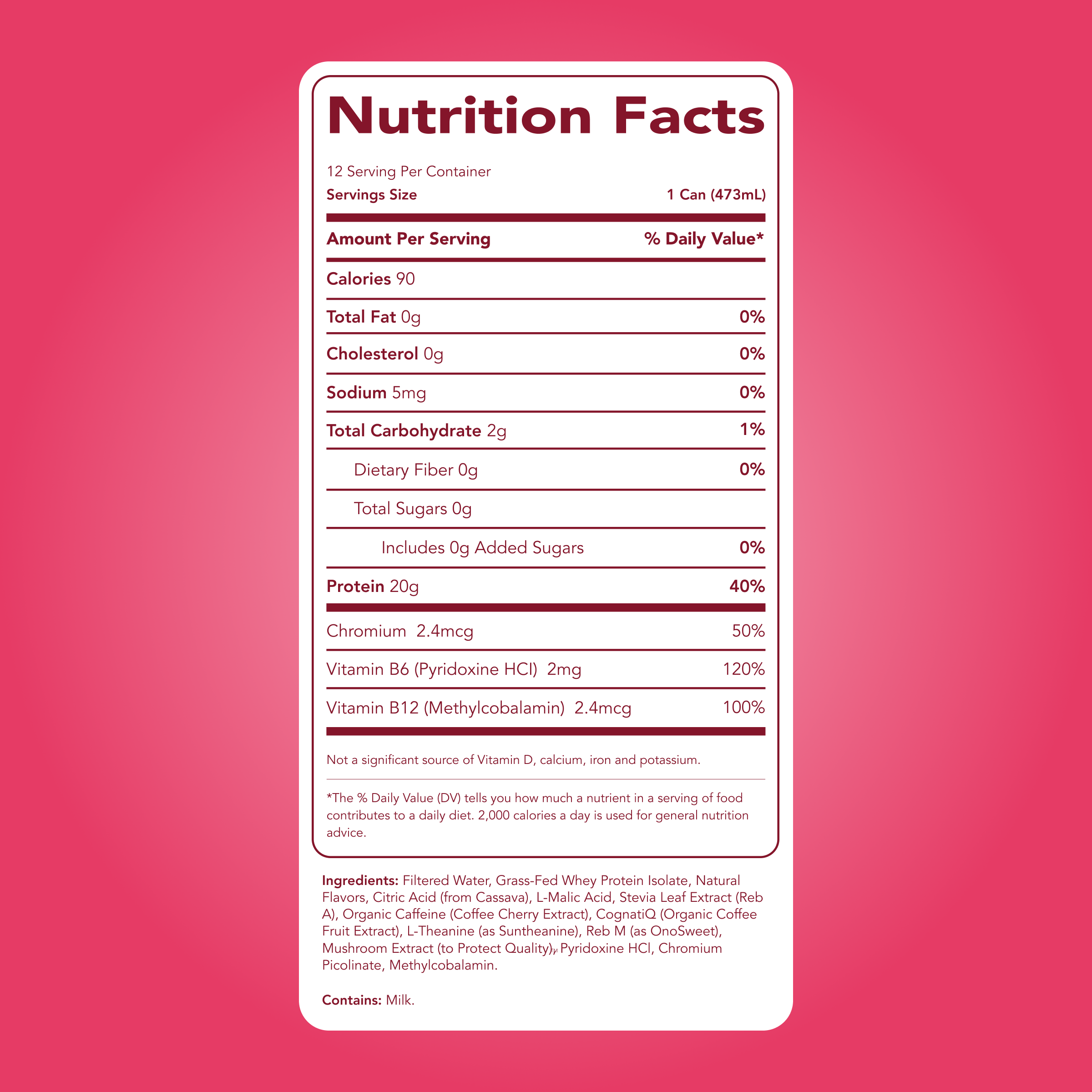 Clear Protein + Energy: Blizzard Berry (12 Pack)