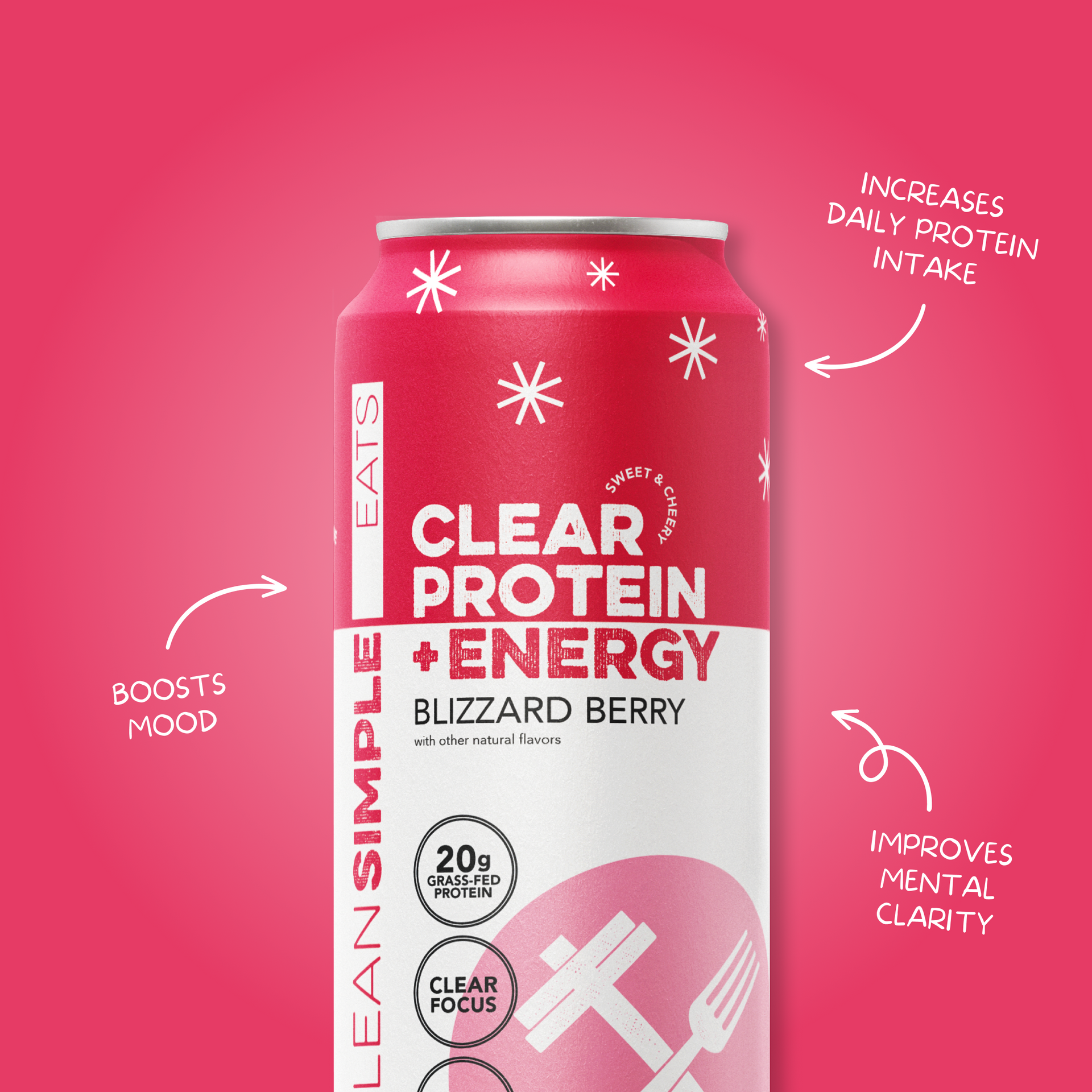 Clear Protein + Energy: Blizzard Berry (12 Pack)