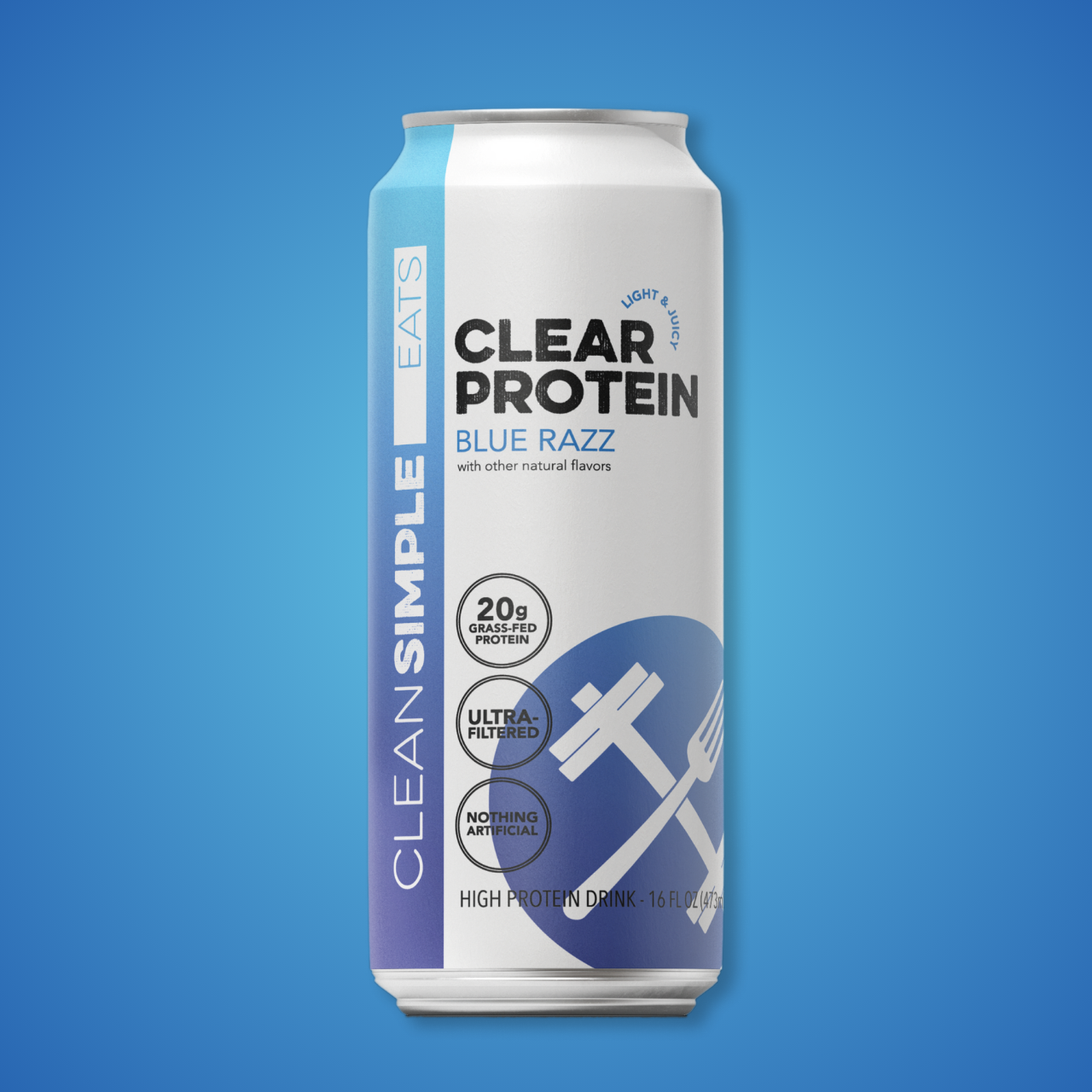 Clear Protein: Blue Razz (12 Serving)