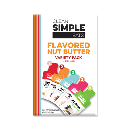 Nut Butter: Butter Variety (10 Single Serving Stick Packs)