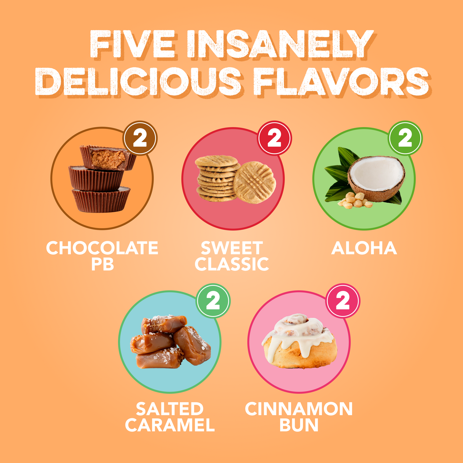 Nut Butter: Butter Variety (10 Single Serving Stick Packs)