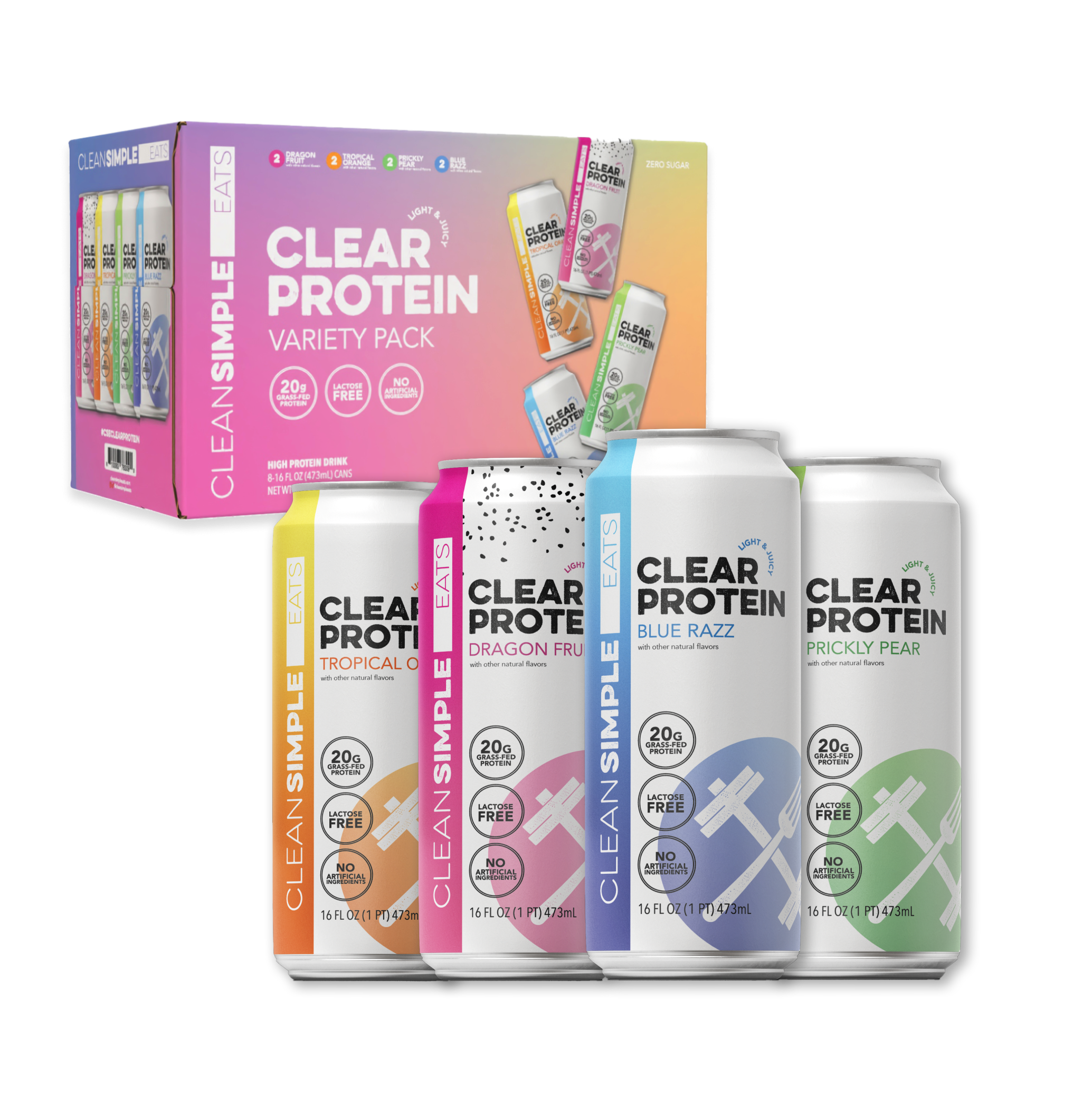 Clear Protein: Variety (8 Serving)