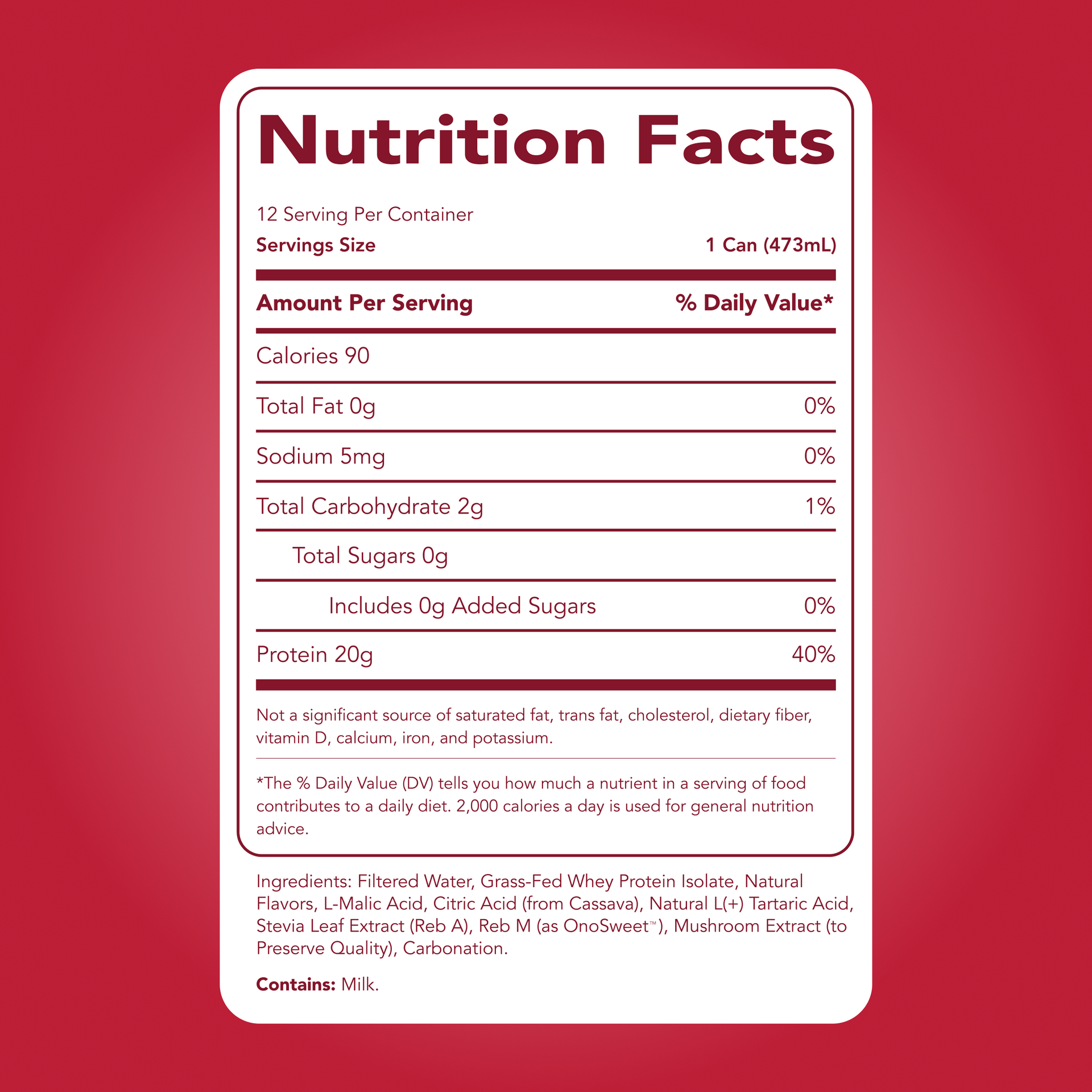 Clear Protein Water: Candied-Cran Apple (12 Pack)