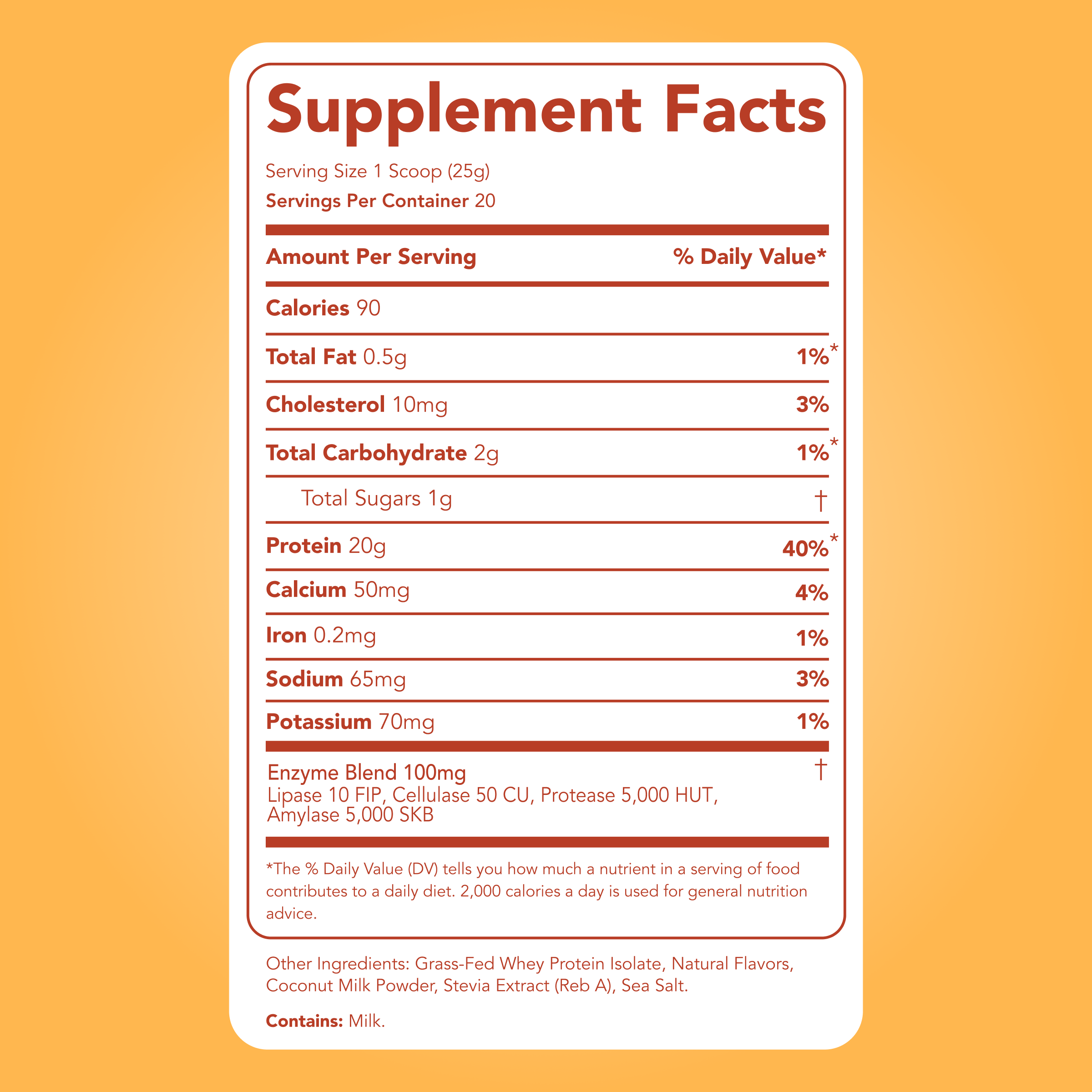 Protein Powder: Caramel Toffee (20 Serving Bag)