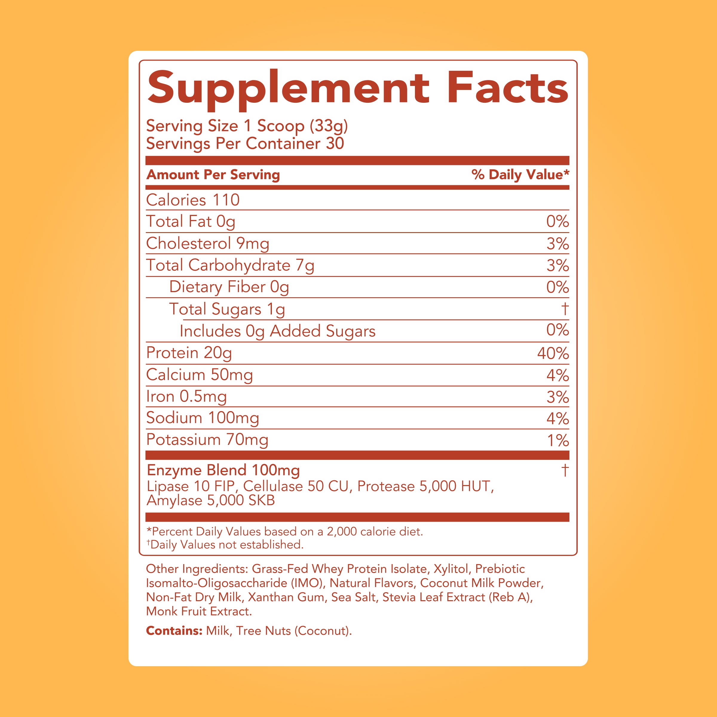 Protein Powder: Caramel Toffee (30 Serving Bag)