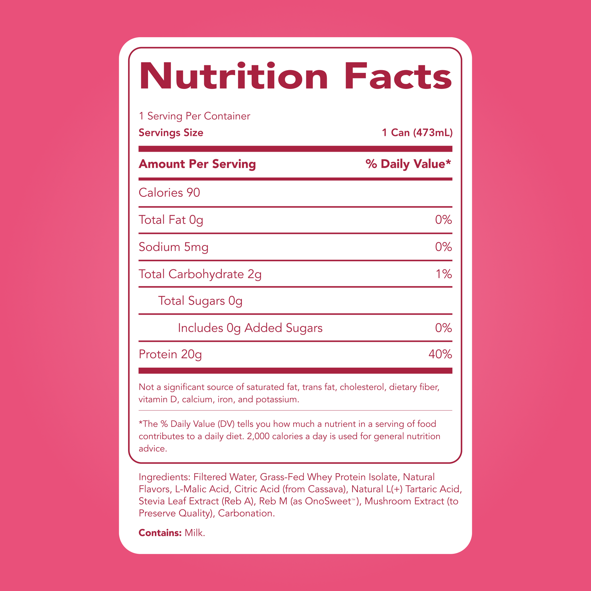 Clear Protein Soda: Cherry Lime (12 Pack)