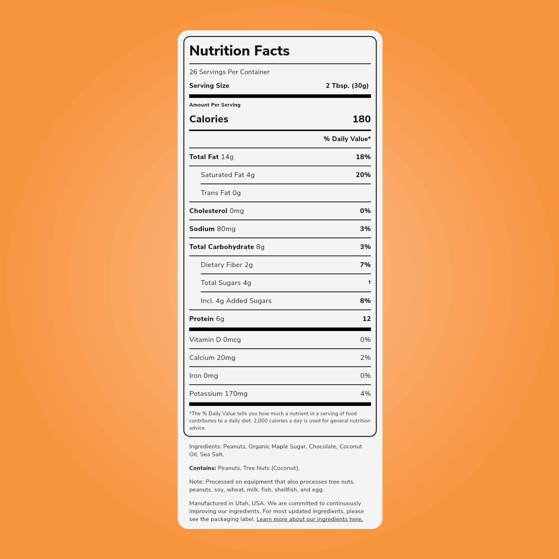 Chocolate PB Cup Nut Butter (28 ounce)